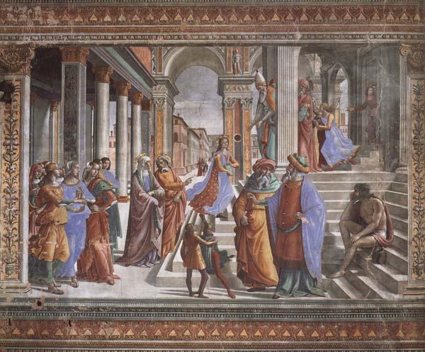 Domenicho Ghirlandaio Tempelgang Marias France oil painting art